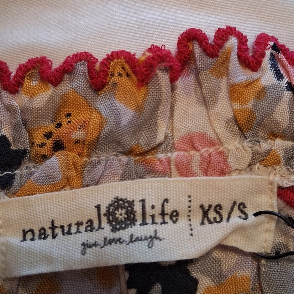 Natural Life Floral Embroidered Harley Sundress Bohemian Hippie Femenine SzXS/S - Picture 6 of 16